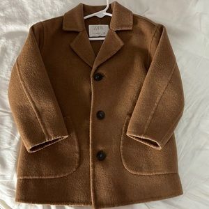 Wool blend toddler coat